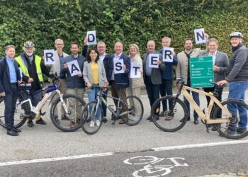 Neue Beschilderung der Radrouten im „Radstern Gmunden“ in Umsetzung