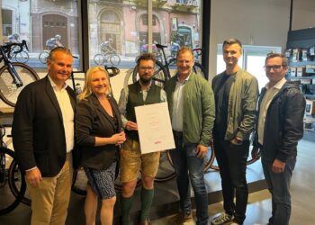 Ehrenurkunde für 15 Jahre „Salzkammergut Biker“