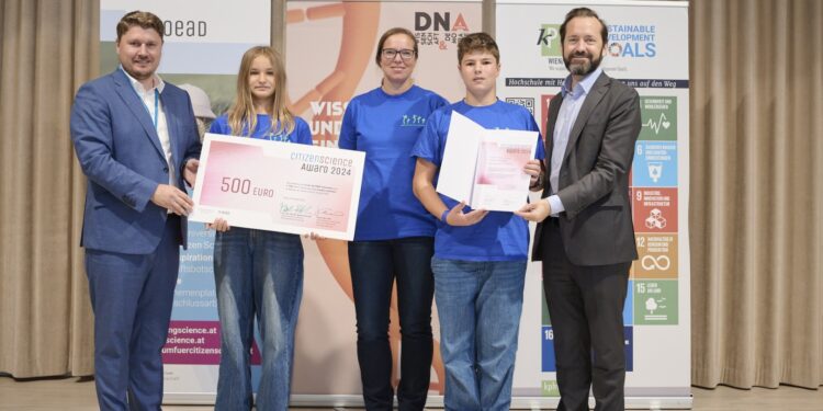 digiTNMS Scharnstein gewinnt Citizen Science Award 2024!