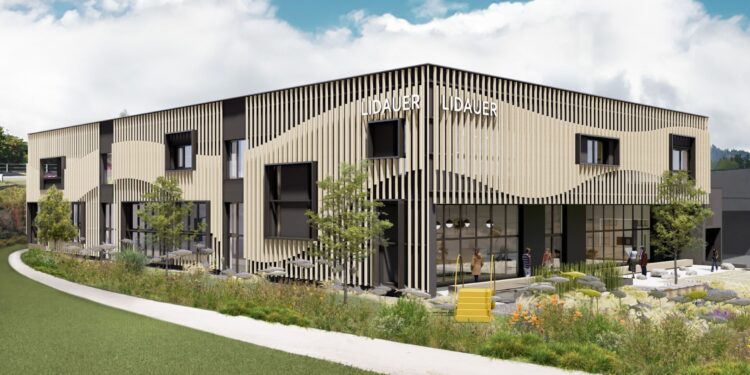 Neues Firmengebäude der Tischlerei LIDAUER