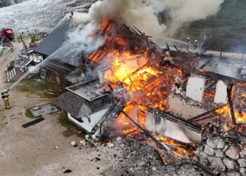 Buchberghütte wird Raub der Flammen