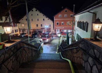 Brandübung Kirchturm Lauffen