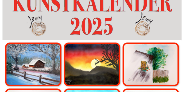 Seit zwei Jahrzehnten bringt der Hobbykünstler Emy seinen Kunstkalender heraus
