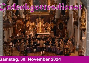 Einladung zur Gedenkmesse des Musikvereins Altmünster