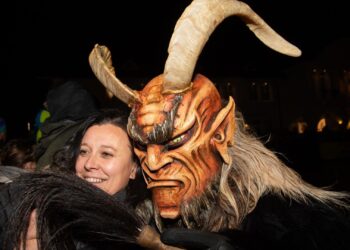 7. Krampus-Spektakel der Krippenstoana Bergteifön: