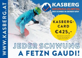 SKIGEBIET KASBERG IN OÖ: Startschuss für Saisonkarten-Vorverkauf