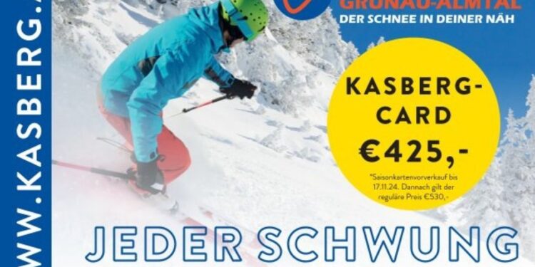 SKIGEBIET KASBERG IN OÖ: Startschuss für Saisonkarten-Vorverkauf