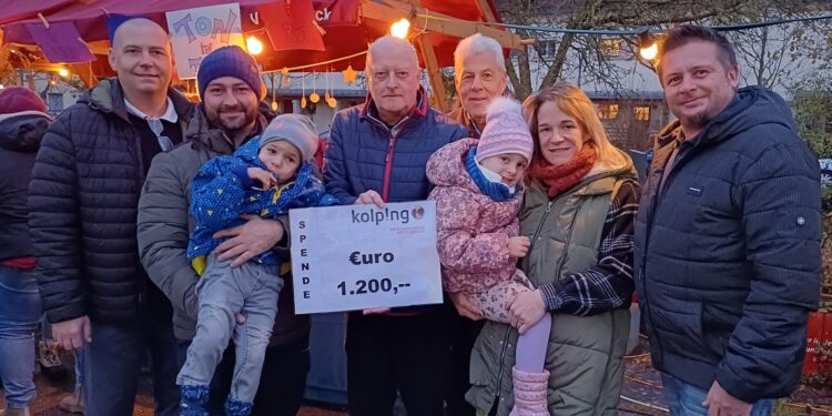Spende der Kolpingsfamilie Vöcklabruck für Moritz