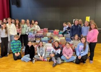 Christkindl aus der Schuhschachtel