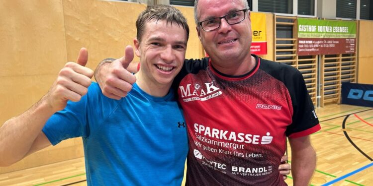 Tischtennis Ebensee – Dreifachsieger Jonas Promberger