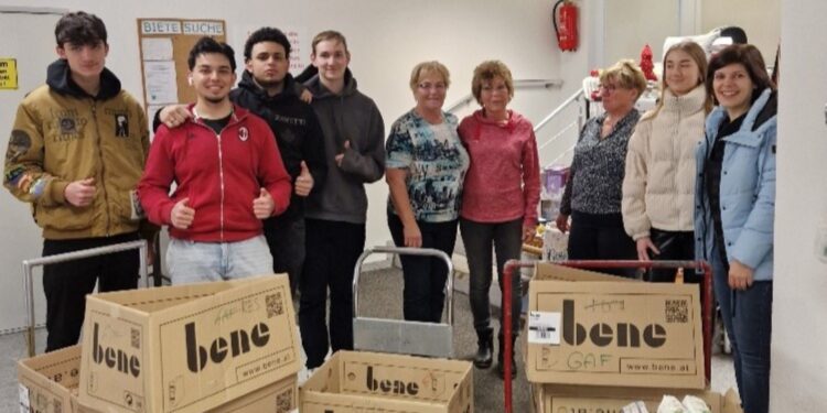 Berufsschule Altmünster setzt Zeichen der Solidarität: „Sammelaktion für den guten Zweck“