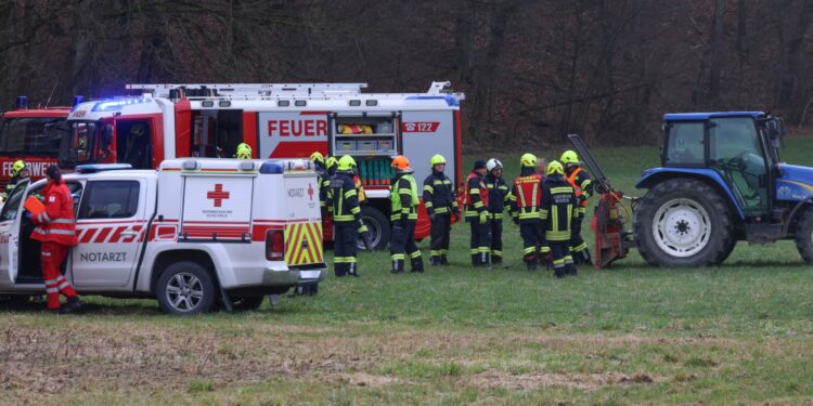 Schwerer Forstunfall in Desselbrunn