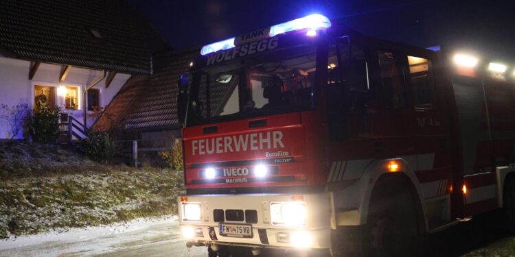 Saunabrand in Wolfsegg am Hausruck