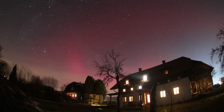 Jahresbeginn auch mit einem kosmischen Feuerwerk