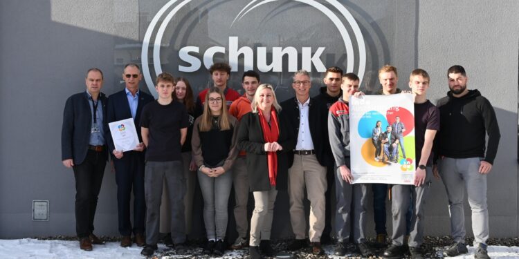Weltmarktführer ist auch bei Lehrlingsausbildung spitze! – Schunk Carbon Technology GmbH erhält INEO-Award