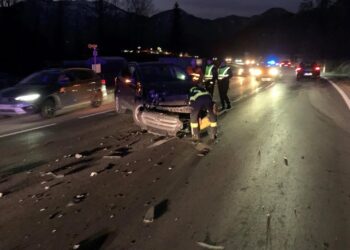 Verkehrsunfall auf der B145