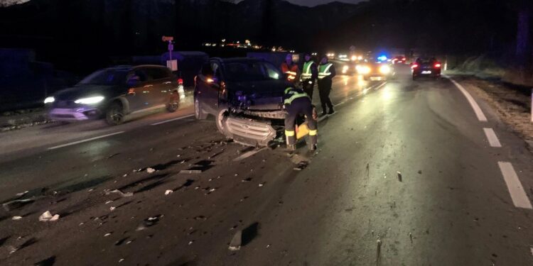 Verkehrsunfall auf der B145