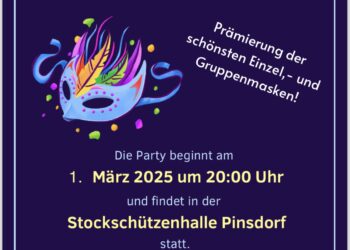 Faschingsparty in der Pinsdorfer Stockschützenhalle