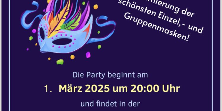 Faschingsparty in der Pinsdorfer Stockschützenhalle