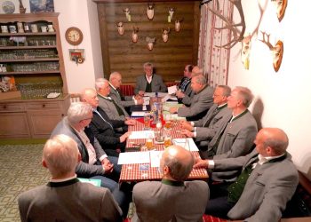 Jahreshauptversammlung mit Gesang – „Sängerrunde Laudachtal“.