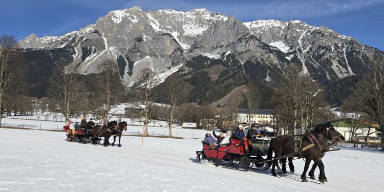 Ebenseer PV lud zu Pferdeschlittenfahrt
