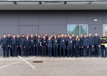 16 Teilnehmer:Innen bei Funkleistungsabzeichen in Gold