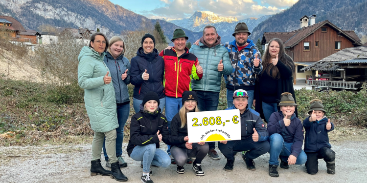 Faschingsgaudi mit Herz: 2.608 Euro für die OÖ. Kinder-Krebs-Hilfe gespendet