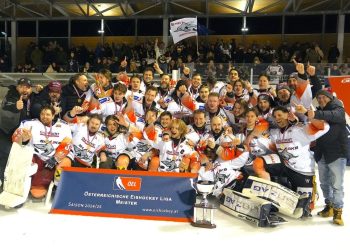 Ein Eishockeytraum wurde Wirklichkeit! Die UEHV CAM4DENT SHARKS GMUNDEN sind Meister in der ÖEL!