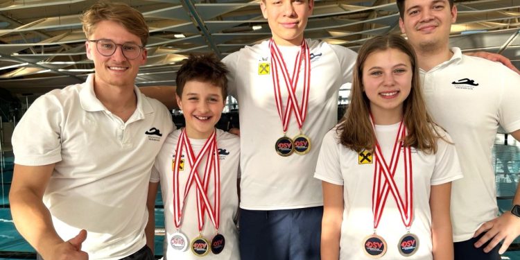 7 Medaillen für SVV bei Ö Nachwuchsmeisterschaften in Graz