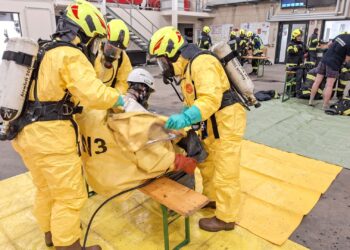 FF Bad Goisern: Einsatzübung Gefahrgutaustritt