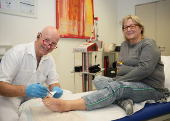 Wundmanager Franz Hinterholzer im SK Vöcklabruck bringt keine Wunde mehr aus der Fassung