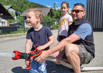 Kinder-Floriani-Feier bei der FF Bad Goisern