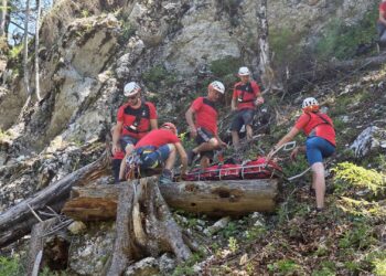 Bergrettungseinsatz nach Knöchelverletzung am Großen Rosenkogel
