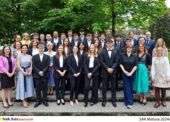 Maturajahrgänge der HAK Bad Ischl und die Absolventen der Praxisschule Bad Ischl