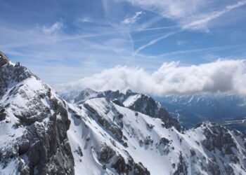 hoher dachstein, snow, mountain, nature, winter, austria, landscape
