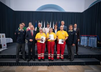RETTUNGSDIENSTMEDAILLE FÜR LANGJÄHRIGES ENGAGEMENT