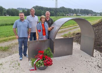 Denkmal für polnischen Zwangsarbeiter in Landertsham