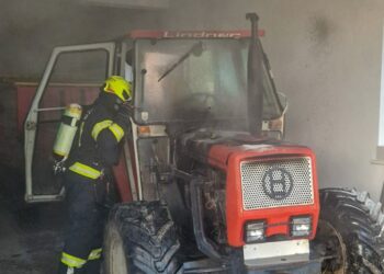 Traktorbrand im Mondseeland