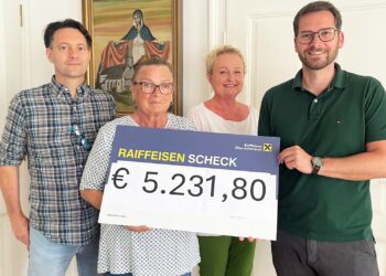 Letzte Spende nach Auflösung des Vereins Altmünster für Beeinträchtigte