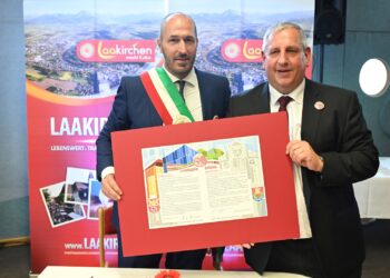 25. Verschwisterungsjubiläum von Laakirchen und Gemona