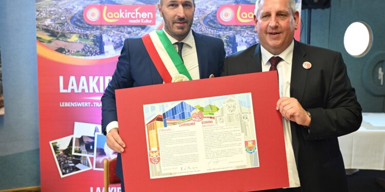 25. Verschwisterungsjubiläum von Laakirchen und Gemona