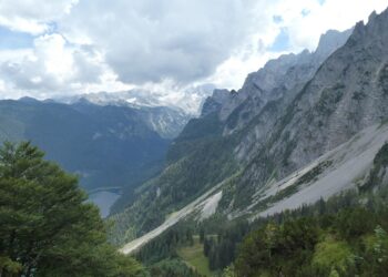 vorderer gosausee, salzkammergut, gosau, nature, gosau-see, valley, landscape, panoramic, mountaineering, austria, mountains, walk, alpine, alpine panorama, dachstein glacier
