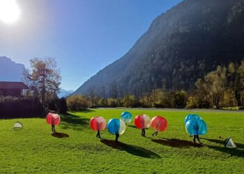 Am Samstag, 9. August in Obertraun: Erstes Bubble-Soccer-Turnier in der Welterberegion!
