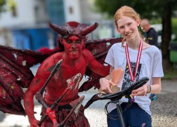 Teuflisch gut am Einrad!
