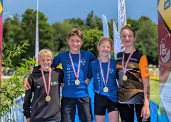 Gmundner Nachwuchs glänzt bei Triathlon-Jugendstaatsmeisterschaften