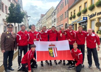 Feuerwehrsportgruppe Frankenburg bei der Deutschen Meisterschaft im Internationalen Sportwettkampf