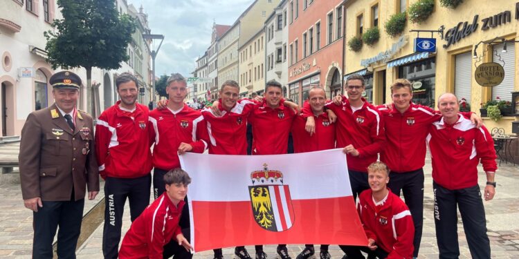 Feuerwehrsportgruppe Frankenburg bei der Deutschen Meisterschaft im Internationalen Sportwettkampf