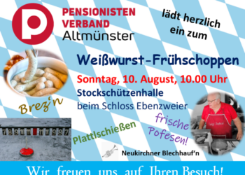Pensionistenverband Altmünster lädt zum Weißwurstfrühschoppen