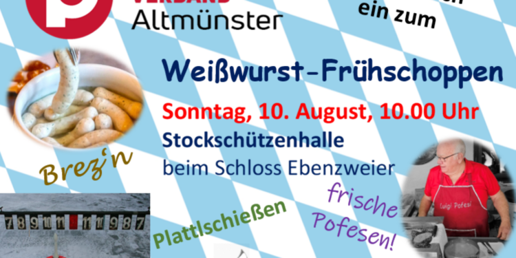Pensionistenverband Altmünster lädt zum Weißwurstfrühschoppen