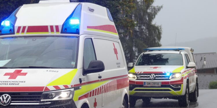 Schwerer Traktorunfall: Traktor mitsamt Holzrückewagen in Kirchham gegen Waldrand geprallt